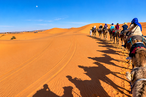Agadir to Marrakech: 3-Day Merzouga Camel Ride & Luxury Camp Private luxury Sahara tour – exclusive experience