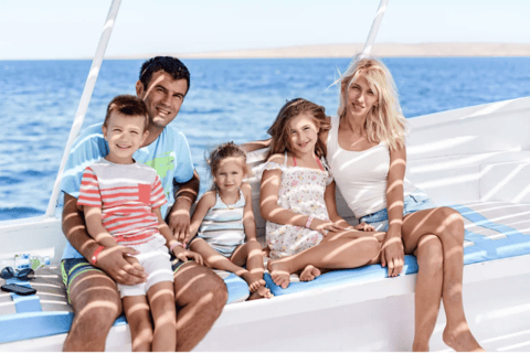 Hurghada: Swim with Dolphins & Full-Day Dolphin House Cruise Full day trip: Pickup from SomaBay & Safaga