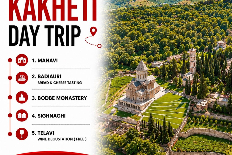 From Tbilisi: Kakheti Full Day Guided Group Trip