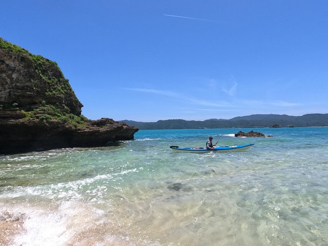 Okinawa: Full Circle Island Kayak Tour in English