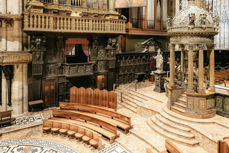 Milan : Billet d'entrée pour la cathédrale et les terrasses du DuomoCathédrale et terrasses par l'escalier