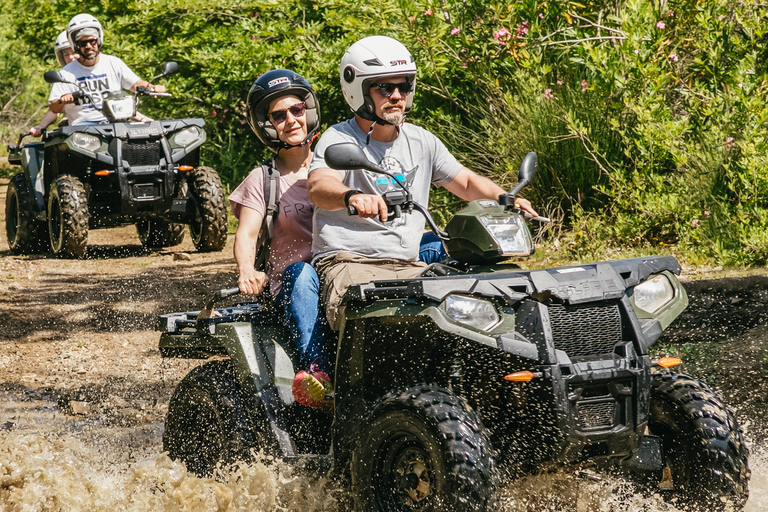 Från Rethymno: Halv dags safari med fyrhjulingQuad Safari för 1 förare