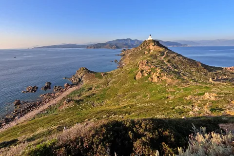 Spaziergang auf den Sanguinaires-Inseln Capo di Feno