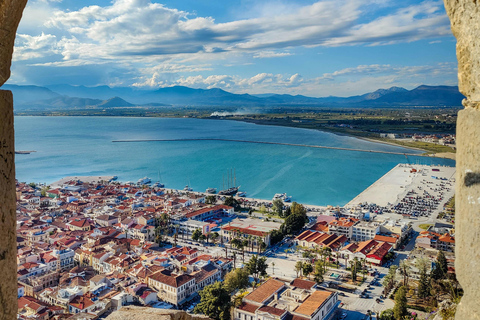 Viagem de 1 dia privada ao Canal de Corinto, Micenas e Nafplio