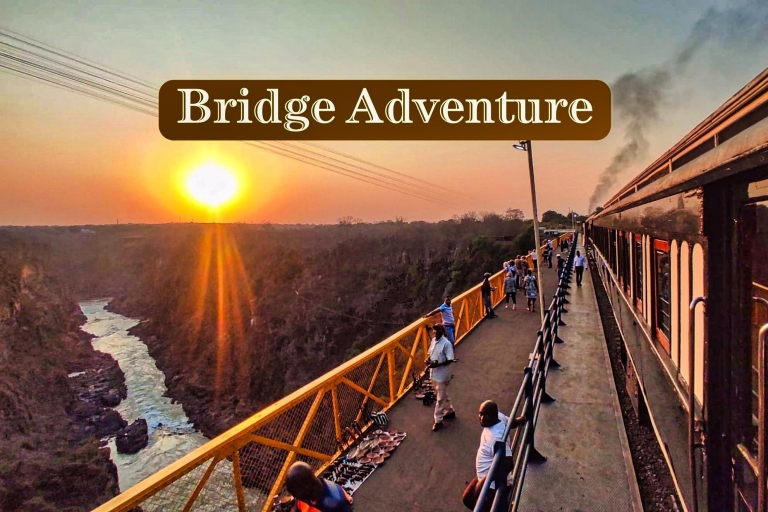 Victoria Watervallen: Avontuur op de brugVictoria Watervallen: Bridge Adventure Tour open einde
