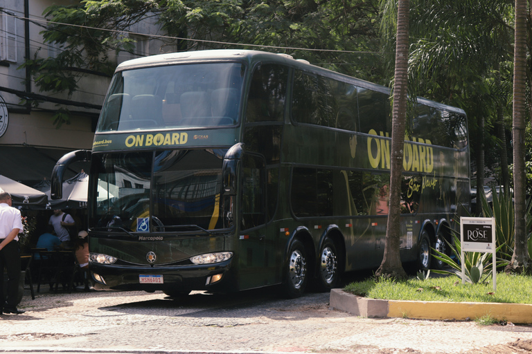 São Paulo: Premium Bus Tour with Dinner and Veggie Option