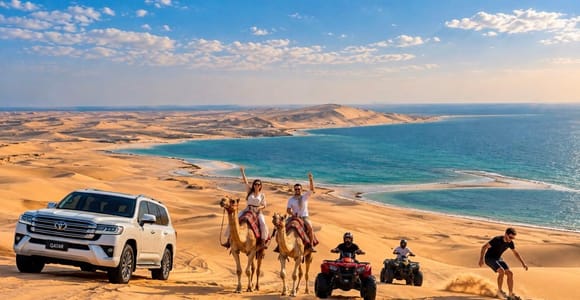 From Doha: Golden Dunes to Inland Sea & Arabian Gulf Tour