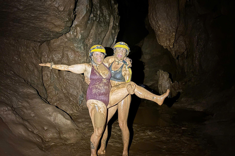 Phong Nha: Zipline Dark Cave & Paradise Cave Exploration Option 4: Full Adventure Experience - Drop-off in Hue