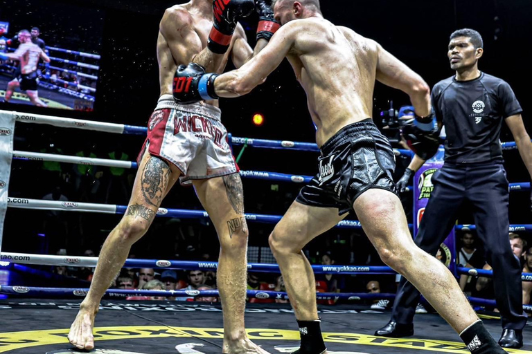 Phuket: Patong Boxing Stadium Muay Thai Official Ticket VIP Ringside Seat with Complimentary T-shirt