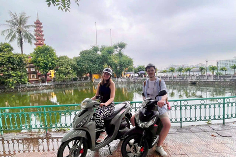 Hanoi Hidden Gems & City Highlights Small Group Scooter Tour Small Group Tour - English Guide From Hoan Kiem