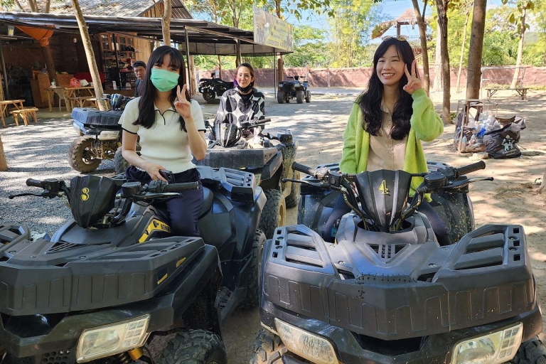 Chiang Mai: wycieczka terenowa ATV z transferem3 godziny jazdy quadem z pasażerem
