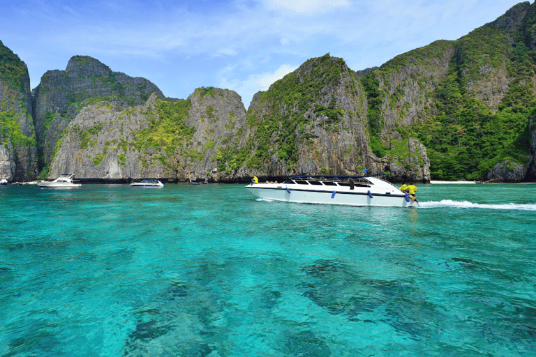 Tour di un giorno di Krabi Phi Phi e Bamboo Island con barca veloce