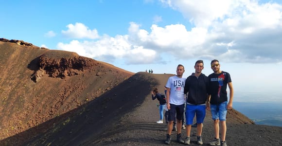 Catania: Etna Craters Hike With Sicilian Aperitif