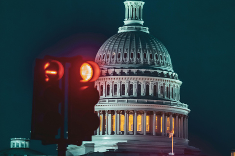 Washington DC: begeleide tour met elektrische karretjes bij maanlicht langs monumentenWashington DC: begeleide monumententocht met een elektrische kar in het maanlicht