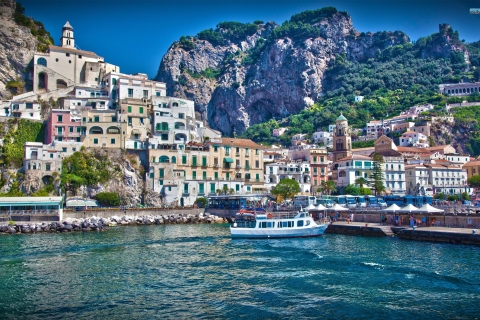 Depuis Naples : Excursion privée d'une journée sur la côte amalfitaineDe 1 à 3 personnes