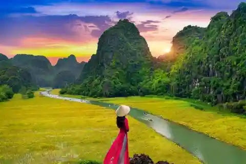 Ninh Binh Tour to Hoa Lu Tam Coc, Boat, Buffet, Cycling