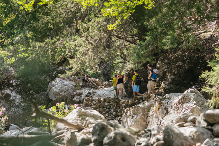 From Rethymno: Samaria Gorge Full-Day Trek with Pickup From Panormo, Lavris, Scaleta, Sfakaki, Stavromenos