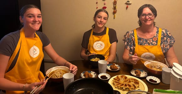 Kyoto: Cooking Karaage, Miso Ramen and Fried Gyoza
