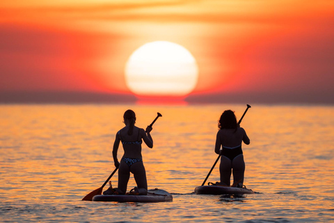 Barcelona: Sunrise Paddleboarding with Instructor and Photos