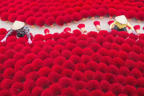 Hanoi: Incense Village & Hat Craft or Dau Pagoda SMALL GROUP PRIVATE TOUR: Dau Old Pagoda & Hat Village & Incense Village