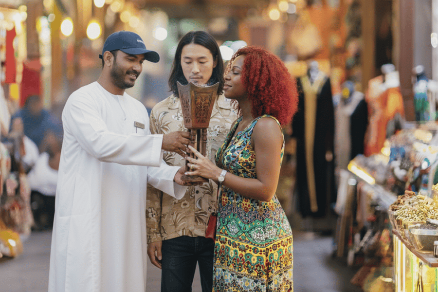 Dubai: Altstadt, Street Food, Creek, Souks, & Emirati House. Foto: GetYourGuide Dubai: Altstadt, Street Food, Creek, Souks, & Emirati House. Foto: GetYourGuide