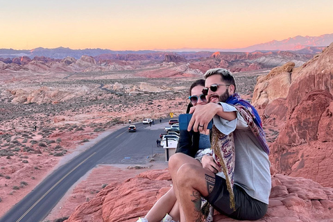 Las Vegas: Excursión al atardecer en el Valle del Fuego con traslados al hotel