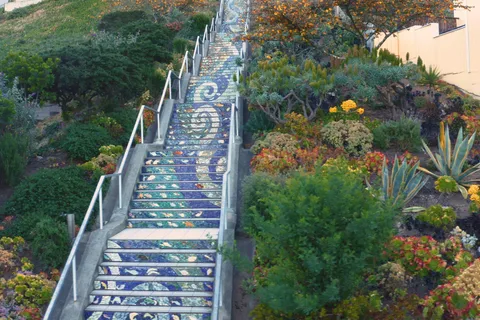 Versteckte Treppen in San Francisco