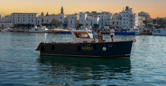 Monopoli: Boat Tour with Food Tasting and Swimming