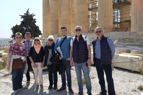 Athene: Acropolis Guided Tour & Food Walk in PlakaAthens Combo: Akropolis, het museum, de Plaka & Food Tour