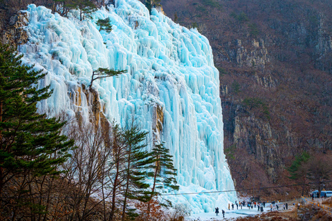 Cheongsong Ice Valley & Pohang Spacewalk Tour from Busan Busan Subway Station Exit 2