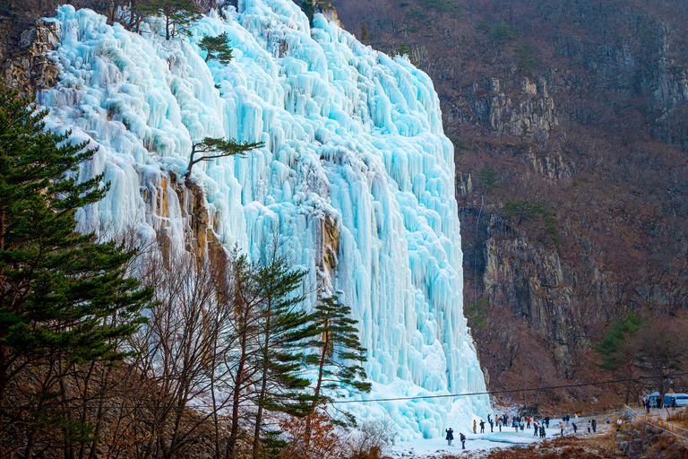 Cheongsong Ice Valley & Pohang Spacewalk Tour from Busan Busan Subway Station Exit 2