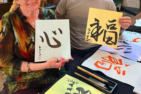 Kyoto: Japanese Calligraphy Workshop1 - Hour Calligraphy Workshop