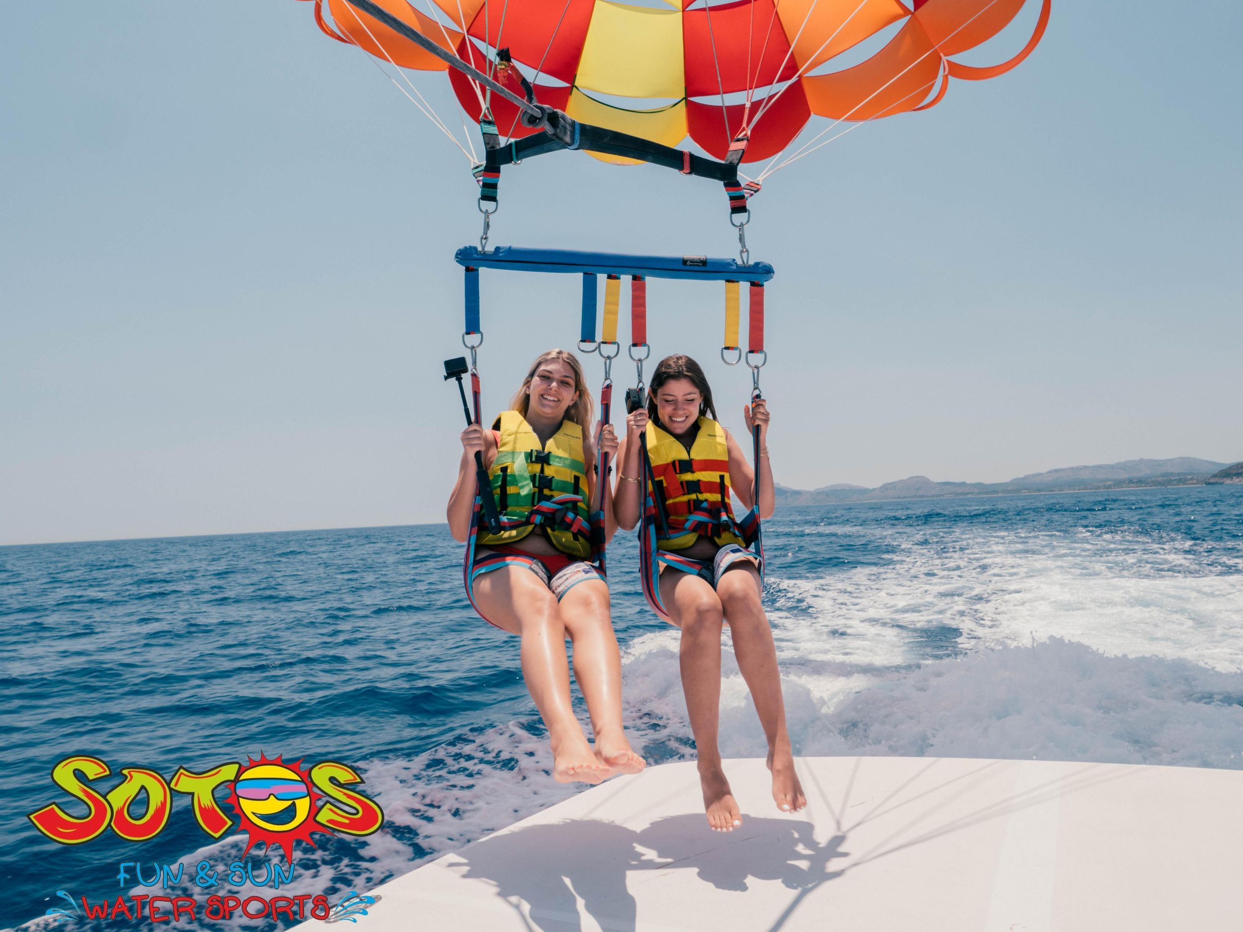 Parasailing-Erlebnis in Faliraki