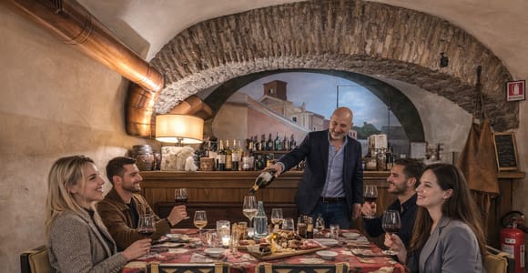 Rome Trastevere Guided Wine Tasting 3, 4, 5 or 6 Wines