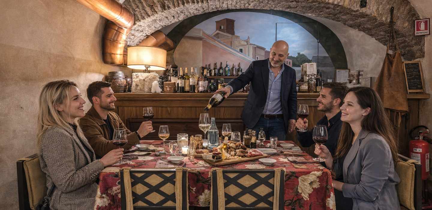 Rom, Trastevere: Geführte Weinprobe mit 3, 4, 5 oder 6 Weinen Rom, Trastevere: Geführte Weinprobe mit 3, 4, 5 oder 6 Weinen