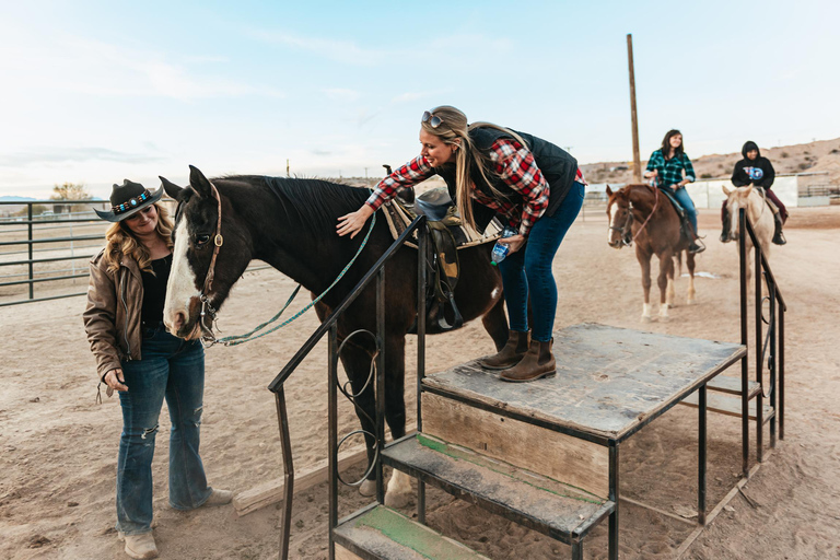 From Las Vegas: Desert Sunset Horseback Ride with BBQ DinnerFrom Las Vegas: Desert Sunset Horseback Ride with BBQ Dinne