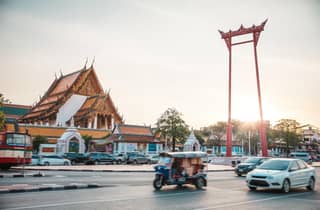 Bangkok bei Nacht im Tuk Tuk