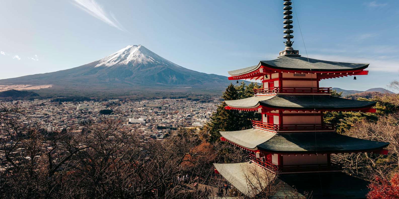Mount Fuji morning reflection in Lake Yamanaka — Fuji Five Lakes private car tour