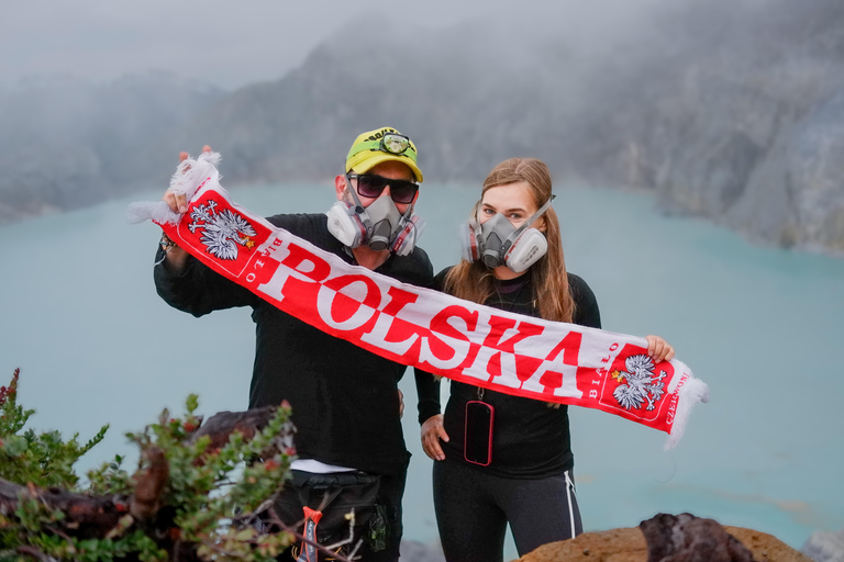 Z Bali: Krater Ijen: nocna wycieczka na wulkan ze wschodem słońca