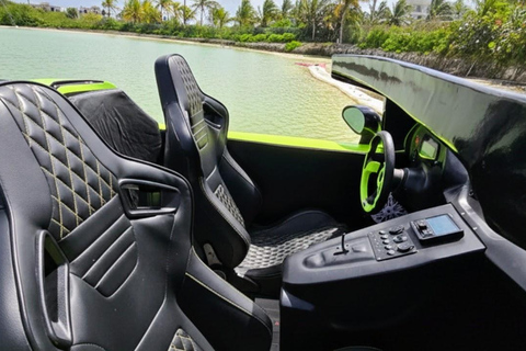 Aventure en voiture à réaction Lamborghini à Punta CanaAventure en Lamborghini à Punta Cana