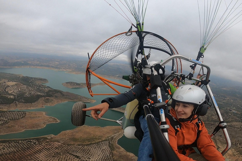 Paratrike flight in Malaga