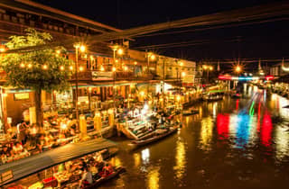 Bangkok: Amphawa-Markt am Wochenende & Glühwürmchen beobachten