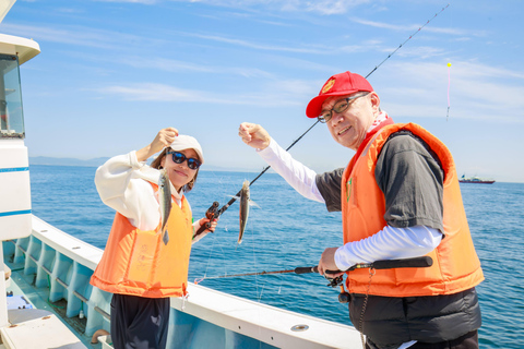 Osaka : Excursion de pêche, déjeuner et dîner avec un pêcheur certifié