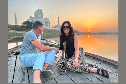 From Delhi: Taj Mahal &amp; Agra Private Day Tour with TransfersAC Car with Professional Guide