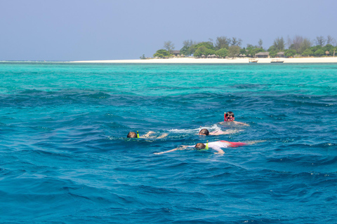 Zanzibar Sandbank Tour: Bawe snorkel, Nakupenda & BBQ Lunch Shared Sandbank Trip with Meeting Point