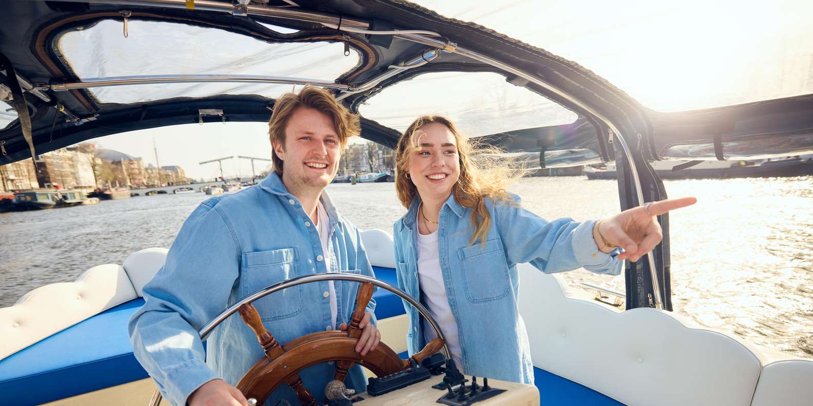 Amsterdam: Smoke & Cruise on covered Cannabis Boat With Bar