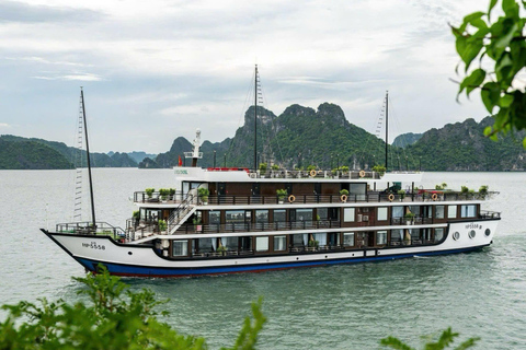 Hanoi: 2-Day Ha Long &amp; Lan Ha Bay 5-Star Boat with Balcony