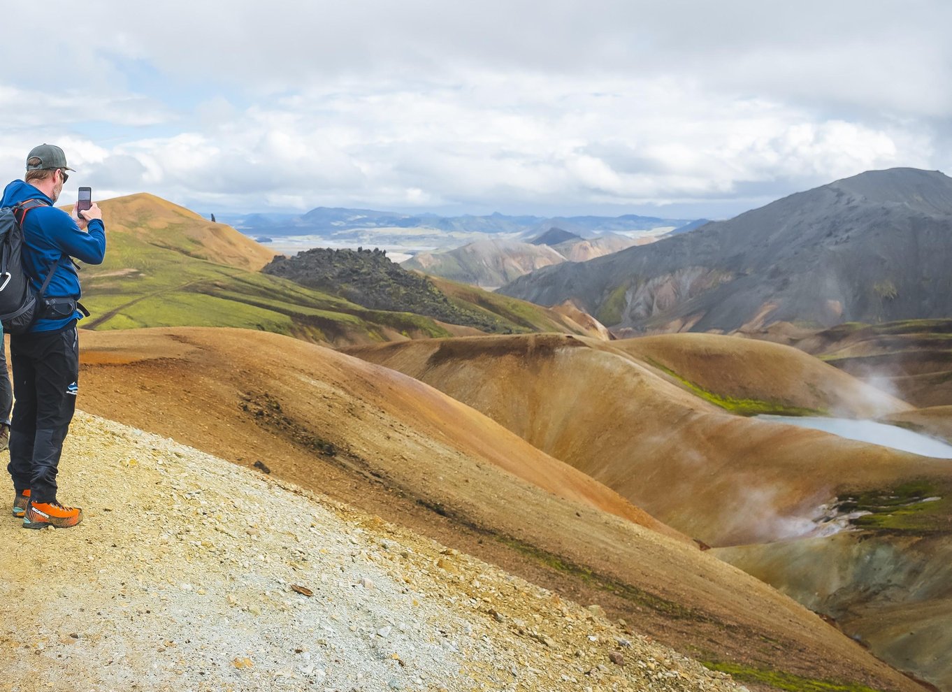 Reykjavik: Vandretur i højlandet ved Landmannalaugar og varme kilder
