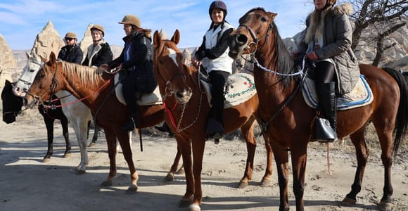 Cappadocia: Horseback Ride with Valley & Fairy Chimney Views