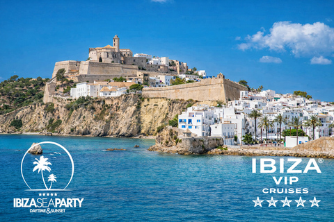 Ibiza: Formentera VIP Boat Paella, BBQ, OpenBar, DJ & Sunset BASIC TICKET with 5h Open Bar & Breakfast